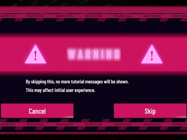 توتوریال را قابل رد شدن کنید